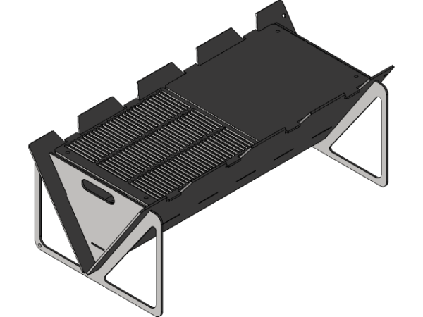 Slijtvaste Opvouwbare BBQ Grilly - Afbeelding 2